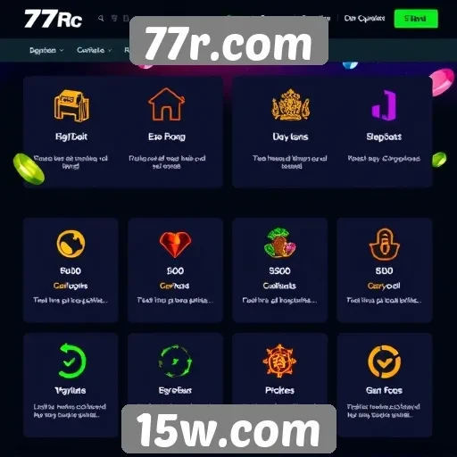 Recursos e funcionalidades do 77r.com para jogadores